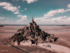 Mont Saint Michel Drone