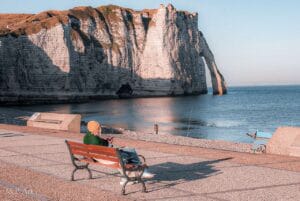 Roteiro Normandia - falésias de Etretat Claude Monet